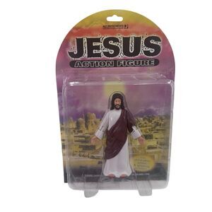 Jesus Christ Accoutrements Toy Action Figure 2001 Poseable Arms New Please Read